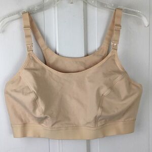 Gratlin Plus Size Pull-over nursing bra nude xxl Sports Bra NWOT